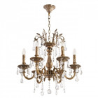 Chandelier laiton classic 6 ampoules 95 cm