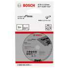 Boite de 5 disque à tronçonner BOSCH Expert for Inox - Ø76mm - 2608601520