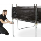 Trampoline avec filet innovant 3g spacezone 425 cm