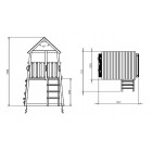 Aire de jeux en bois belvedere