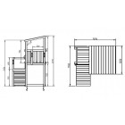 Aire de jeux en bois cascade