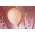 Lampe en forme de ballon gonflable blanc