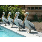 Pélican debout en résine 84 cm