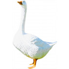 Oie blanche en résine 68 cm