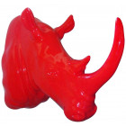 Trophée de rhinocéros en résine 108 cm