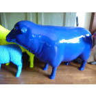 Mouton design colorée en résine 103 cm