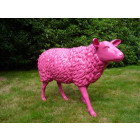 Brebis colorée en résine 134 cm