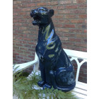 Panthère assise design en résine 83 cm