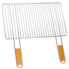 Grille lourde 2 poignées bois 48 x 28.5 cm