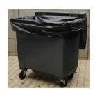 Housse conteneur 660 l la carton de 50 - pro hs660np008 - sac poubelle de 200 a 750 litres - promosac
