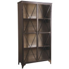 Armoire en métal et verre