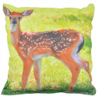 Coussin extérieur imperméable daim large