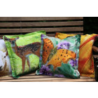 Coussin extérieur imperméable daim