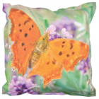 Coussin extérieur imperméable papillon large