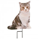 Chat et chien sur pique (lot de 2)
