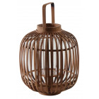 Lanterne ronde en bambou naturel