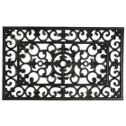 Paillasson noir en latex ostra