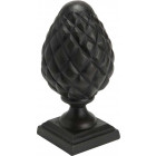 Pomme de pin noire en résine