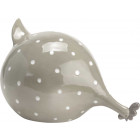 Poule à pois clémence coloris taupe