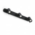 Aplique murale noire orleans 3 ampoules