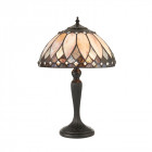 Petite lampe 2 ampoules brooklyn, verre et résine