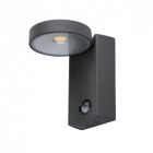 Applique murale grise street 1 ampoule 15 cm