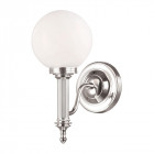 Applique carroll4, nickel poli et verre