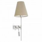 applique murale nickel mat sabana l21 1 ampoule