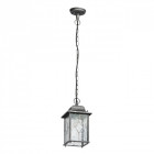 Plafonnier d'extérieur noir street 1 ampoule 92 cm