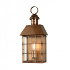Applique hyde park, bronze antique et verre