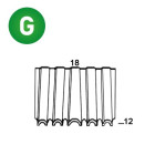 Agrafes mini-croco WM-12 / 18 - 6WM121