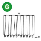 Agrafes croco WN-25 / 35 - 6WN251