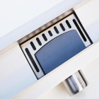 Caniveau de douche italienne inox – 70 cm modèle à carreler