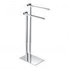 Porte serviette en métal avec 2 barres fixes Aurlane - 700372