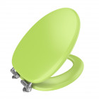 Abattant wc - mdf et double frein de chute - soft green Aurlane - 700586