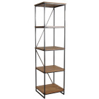 Etagère en bois massif et métal