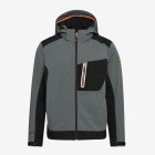 Veste DIADORA Softshell carbon tech - Déperlante - Gris clair - Taille S - 702.175946