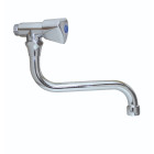 Robinet simple mural pour évier avec tête céramique 1/2 tour DIN - PRESTO-70705