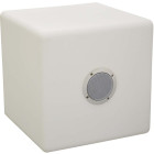 Lampe carrée avec bluethooth et haut parleur 5w