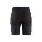 Short maintenance denim stretch 2D femme Marine/Noir 71371147 - Taille au choix