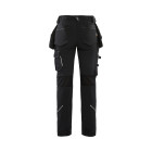Pantalon artisan stretch 4D polyvalent noir femme 71981644