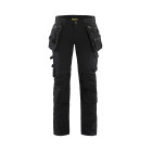 Pantalon artisan stretch 4D polyvalent noir femme 71981644