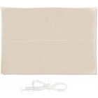 Voile d'ombrage rectangle 3 x 4 m beige