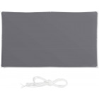 Voile d'ombrage rectangle 2 x 4 m gris