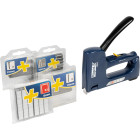 Agrafeuse MS4.1 pour agrafes 53/6-12 mm - 7/12-14 mm - 8/15-9 mm - 15 mm - Blister + Agrafes - RAPID-ISABERG - 22542960