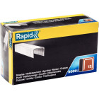 Agrafes en fil plat galvanisés n° 12/08 mm - 5000 pièces - Boite en carton - RAPID-ISABERG - 40100518