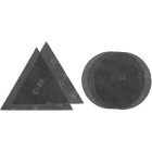 Jeu de 5 abrasifs pour ponceuse girafe - Dia225 mm - 5 pièces - EINHELL - 49491005