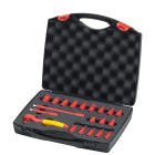 Jeu de clés à cliquet isolées 1/4' 21 pièces dans un coffret - WIHA - 43025