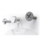 Patères vis screw collection (lot de 3)