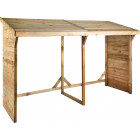 Abri bûches double 5 stères montréal